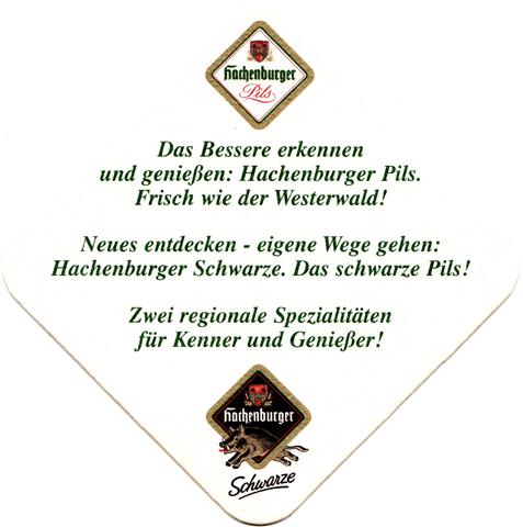 hachenburg ww-rp hachen pils raute 1b (185-das bessere erkennen)